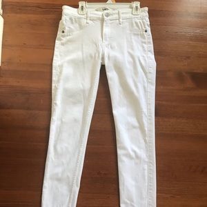 Abercrombie and Fitch White Jeans